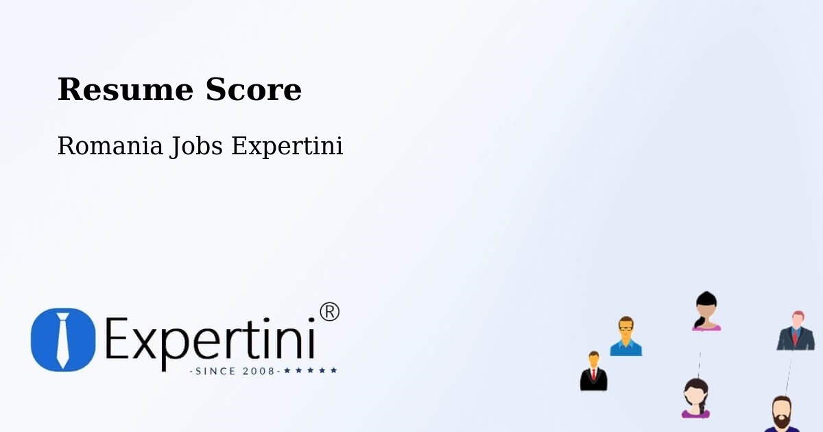 Resume Score & Job Description Match Tool – Roșu - Romania Jobs Expertini